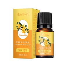 Hankey 桂花芳香按摩精油 10ml 植物萃取 滋潤肌膚 營造舒適氛圍, 10g, 30個
