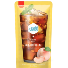 카페스노우 복숭아 아이스티, 230ml, 30개