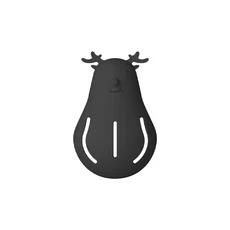 방진 통기성 메이크업 스폰지 딸기 사슴 계란 디자인과 여행 친화적 인 실리콘 뷰티 에그 퍼프 보관 상자, 01 중국, 22 beer-black