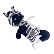 綺敏 K9 LINK TUFF 狗狗玩具 耐咬防水狗玩具娃娃 狗磨牙牛津布玩具, 斑馬（小30cm）, 1個