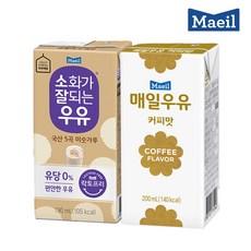 매일유업 소화가잘되는 미숫가루 멸균 우유 190ml 24팩 + 멸균 매일우유 커피 200ml 24팩, 1개