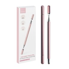갤럭시탭 A7 A8 A9 플러스 정전식 터치펜 펜슬 s펜 호환, 투포인트=로즈골드, 1개