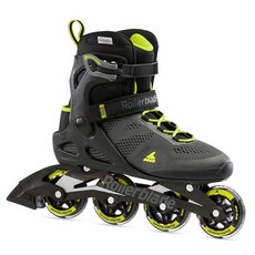 롤러블레이드 매크로블레이드 80 남성 인라인 스케이트 퍼포먼스 스케이트, 8.5, BLACK/LIME