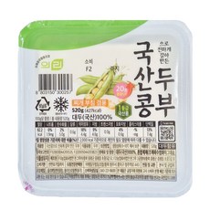 어깨동무 국산콩 두부, 1개, 520g