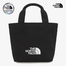 [노스페이스] 티앤에프 로고 코튼 백 스몰 NN2PS26B_BLK, 블랙