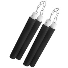 스펀지쌍절곤 블랙 2개 초보입문용 연습용 호신용 태권도장 스폰지쌍절곤 쌍절곤연습 장기자랑 간편휴대