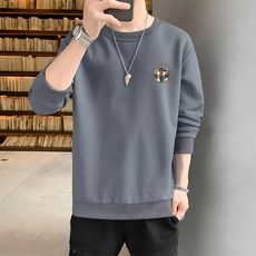 Starbean 男款方塊印花簡約大學T