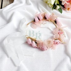 바구니룸1 로맨틱 플라워 웨딩 촬영 조화 화관 웨딩헤어장식