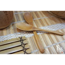 篁城 簡約天然 奶酪匙 湯匙/點心匙/冰淇淋匙/甜點匙 單支, 1個