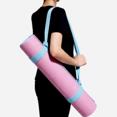 에스미코 폼롤러 요가매트 스트랩, 1개, 파우더블루