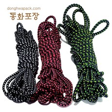 (동화) 로프고무줄바 원형고무줄바 자전거 오토바이 고정줄 탄성로프 텐션스트링 화물차고정줄 20M, 6mm(검정), 1개