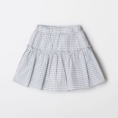 스파오 키즈 키즈 체크 티어드 스커트 속바지_SPWHF49KG9 143194
