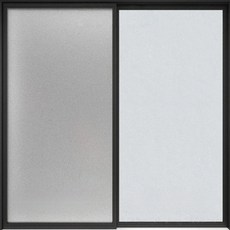 靜電磨砂隱私玻璃貼紙：隔熱防曬、霧面透光、窗戶門板適用，多尺寸可選, 加厚免胶静电白磨砂,60cm寬*300cm, 白磨砂