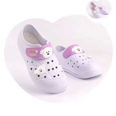 퍼피실내화 (퍼플) EVA 캐릭터 여아동 초등 학교신발