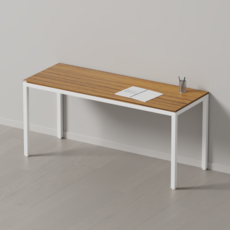 다가구 프래그마 1600 x 600 컴퓨터책상, 지브라 상판+아이보리 프레임