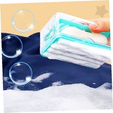 세탁 손빨래 간편 비누거품 롤러 휴대용 케이스 박스 용기 받침대 수납함 여행용, 1개, 그레이1P