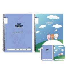 아이비스 1200 초등슬림 무제 넓은칸 랜덤 남 저학년 필기 공부 연습 쓰기 과목 학용품, 랜덤 1개