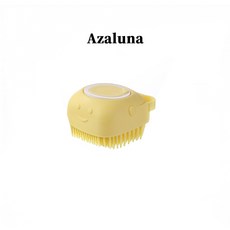 Azaluna 강아지 목욕브러시, 2개, 노란색