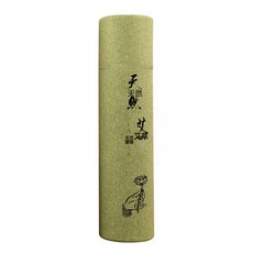 DIU 家用天然艾草香薰檀香薰香盤香室內非無毒艾葉蚊香驅蚊衛生間持久, 精品艾草大筒線香200克:如圖, 1個, 1L