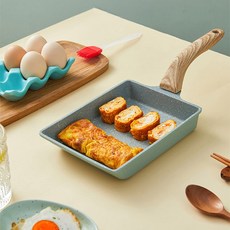 約翰家庭百貨日式玉子燒麥飯石不沾煎鍋 蛋捲/煎蛋/平底鍋, 1個, 長方形款