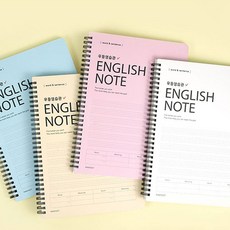 핑크풋 5000 우등생습관 영어노트 공책, 1개