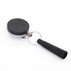 伸縮筆夾帶筆套 筆夾筆套二合一 方便攜帶 適用多種筆型, 黑色, 1個