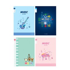 모닝글로리 초등 3~6학년 고학년 음악노트 오선+줄, 남학생