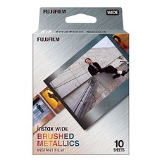 FUJIFILM 富士 instax Wide Brushed Metallics 寬幅 拍立得相紙 (10張) 金屬質感, 1個, 金屬漸層