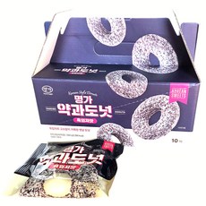 새마원 명가 약과도넛 (흑임자) 식사대용 선물용 옛날 도너츠 과자 빵, 10개, 60g