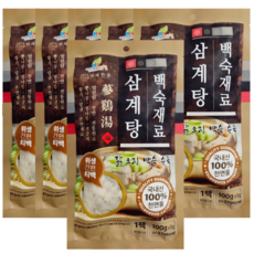 약제천궁 삼계탕재료 백숙재료 티백 한방 약재 닭 오리 수육 각종 고기요리 잡내제거 육수 국물재료, 6개, 100g
