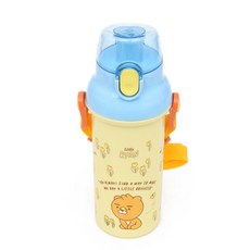 리틀프렌즈 원터치 물통, 1개, 450ml, 엘로우