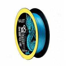 일본산 원사 YGK G-SOUL PE 편조 낚시줄 8가닥 300m 초고강도 및 물속 투명성 우수 정품 루어 낚시줄 해상 낚시용 줄, 1개, 파란색 100M