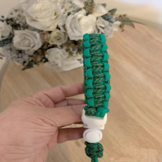 휴일여행 텀블러백 음료 캐리어 텀꾸 텀블러 스트랩, 1개, 청록색