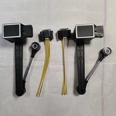 랜드로버 디스커버리 2 레인지 로버 L322 TD5 V8 후면 에어 서서스펜션 라이드 높이 센서 및 커넥터 LR032106 RQH100030 용, 2 Pieces, 1개