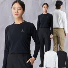 블랙야크 가을신상 여성 등산일상 기능성 크루핏 라운드 긴팔티 1BYRTFU501 JHY929 OQG986
