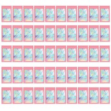 50pc 윈도우 디자인 수납 파우치 방수 정리함 지퍼백 보석 메이크업 및 공예 용품 재밀봉 가능, 분홍색, 핑크색, XL