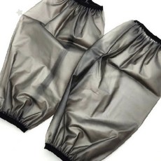 방수 팔 보호대 작업용 소매 커버 주방 청소 설거지 반투명 위생 긴팔 토시, 상세페이지 참조