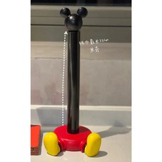 創意廚房紙巾架 - 米奇擺件、馬裏奧擺件 捲筒紙架, 1個, 米奇紙巾架（適用25cm高紙巾）現貨