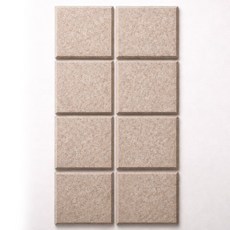 아띠꼴로 12개1세트 접착식 방음재 현관문 벽 흡음재 소음방지, 24개, 무드브라운