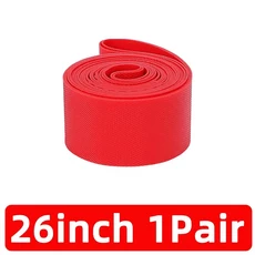 1쌍 방펑 테이프 자전거 타이어 라이너 이너 튜브 패드 사이클링 액세서리 림, [01] 26inch