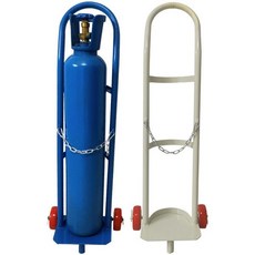 산소통 운반카 카트 병원 구루마 손수레 이동식 수레, 화이트 아세틸렌 기체병브레이크 포함 지원