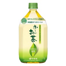 이토엔 오이 차 카테킨 녹차 1L×12개 [특별] 특보 특정 보건용 식품 페트병
