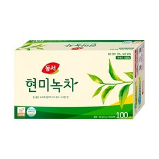 동서 현미녹차 100T, 1.5g, 100개입, 100개