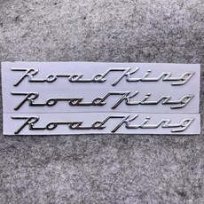 Harley Davidson Road King 3D 크롬 오토바이 데칼 스티커 110/105 주년 기념 클래식 엠블럼 배지