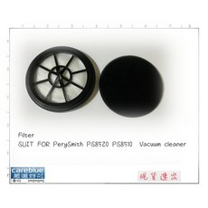 PerySmith PS8520 PS8510 吸塵器濾網, 1個, 4入特惠組