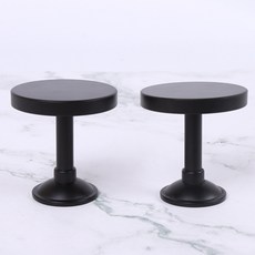 합금 광면 후크 침실 욕실 벽 원형 케이크 후크 커튼 액세서리 부자재, 매트 블랙, 1개