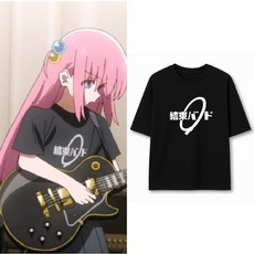 오드아이 봇치더락 티셔츠 반팔티 결속밴드 봇치 고토 히토리 코스튬 코스프레