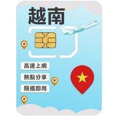 越南上網卡 (軍用電信), 1個, 8天, 每日7GB高速上網