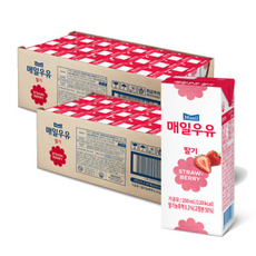매일우유 딸기 멸균 200ml 48개