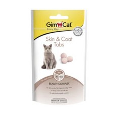 GimCat 竣寶 Skin & Coat Tabs 貓咪皮膚亮毛錠, 1個, 竣寶-三合一護膚亮毛錠40g